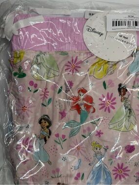 Women Pink Princess Print Pajama Pants